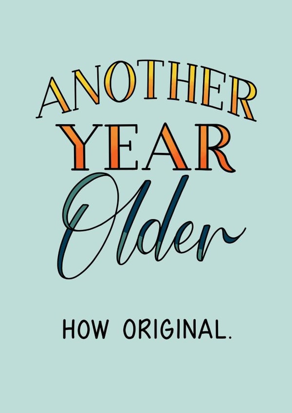 another year Birthday Card 19089 created by rachels_type