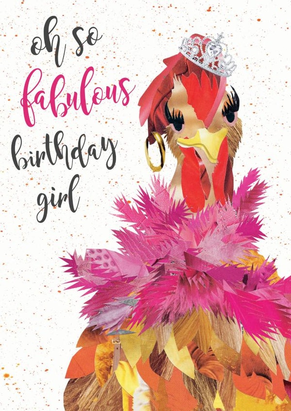 Birthday Girl Oh So Fabulous Card 44608 created by Flying Teaspoons