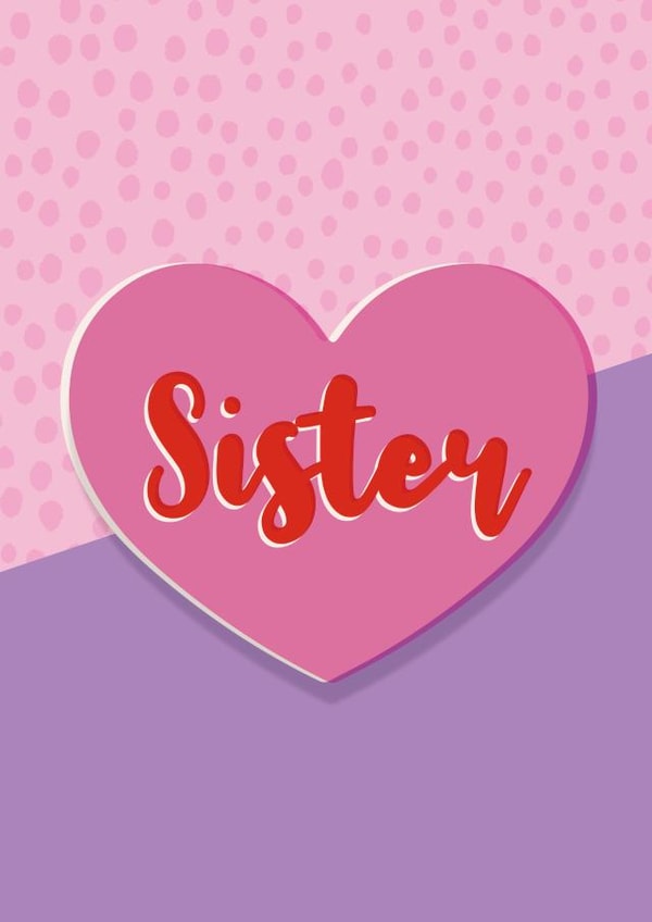 sister love Birthday Card 19799 created by Louise Parr Studio