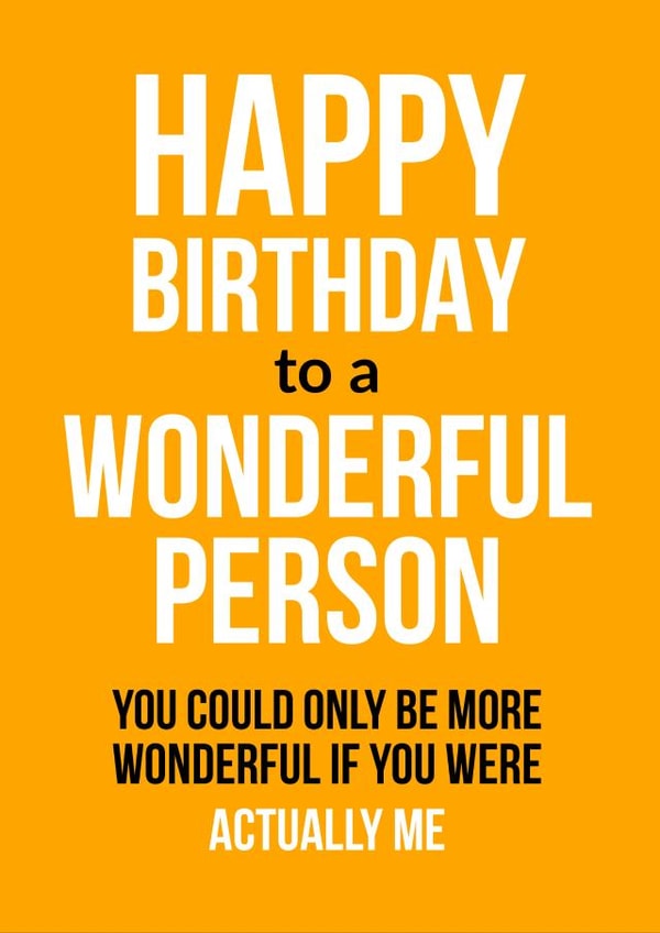 wonderful person Birthday Card 14395 created by See-saw Cards