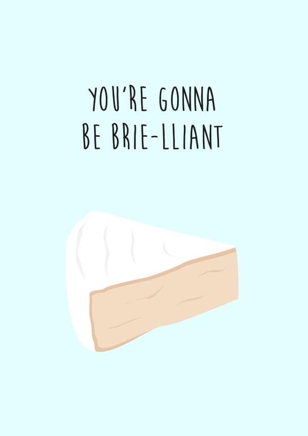 Brie-lliant card created by MJB Design