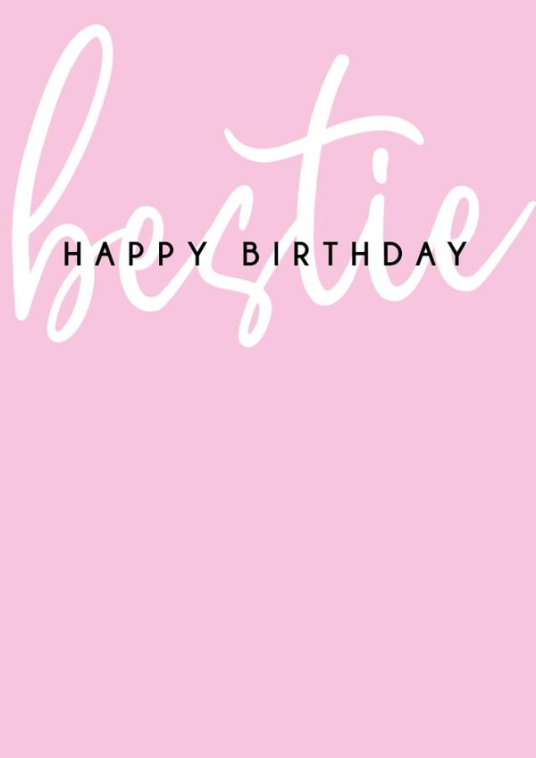 bestie best friends Birthday Card 19781 created by Kind of Simple Designs