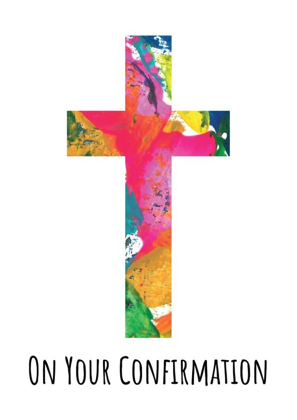 confirmation cross Faith Card 15635 created by size3art