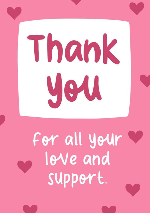 thank you thanks Thank You Card 16100 created by The_positiveway8
