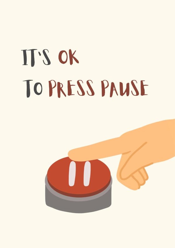 press pause ok Thinking of you Card 17609 created by crystal chou