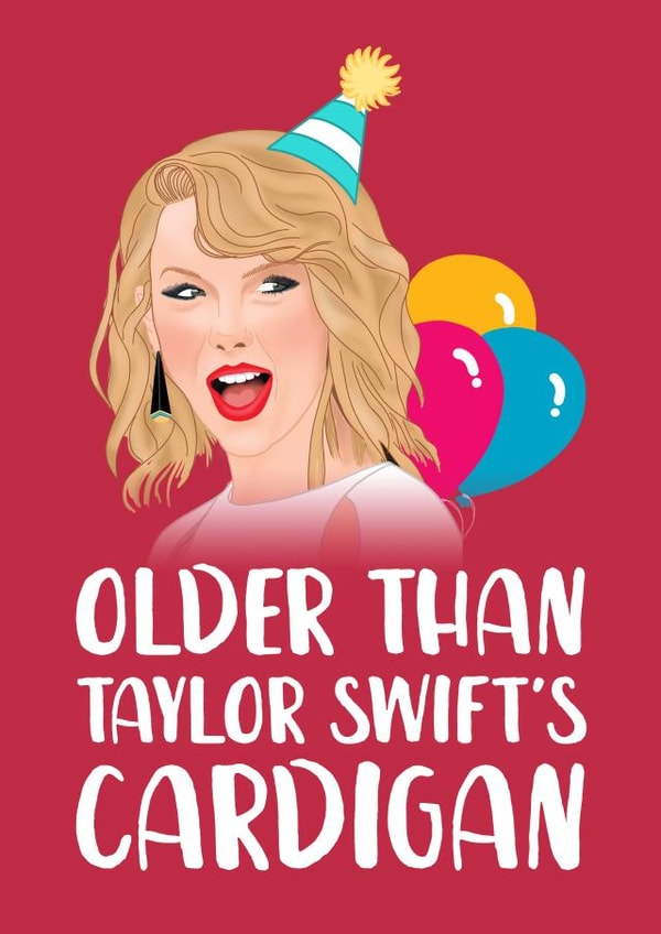 older taylor Birthday Card 4154 created by The Cake Thief