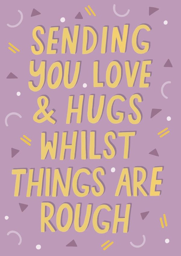 sending love Sympathy Card 18752 created by Wandering Studio Co.