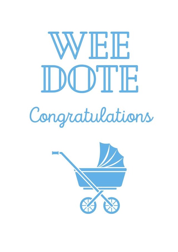 new baby newborn New Baby Card 2883 created by Stray Funk Design