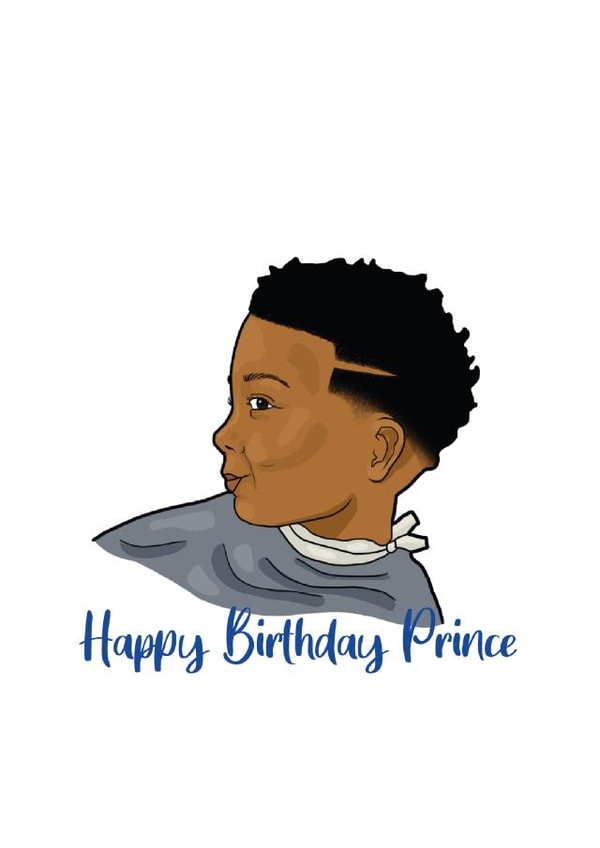 prince Child Birthday Card 18448 created by Mikael Lovell