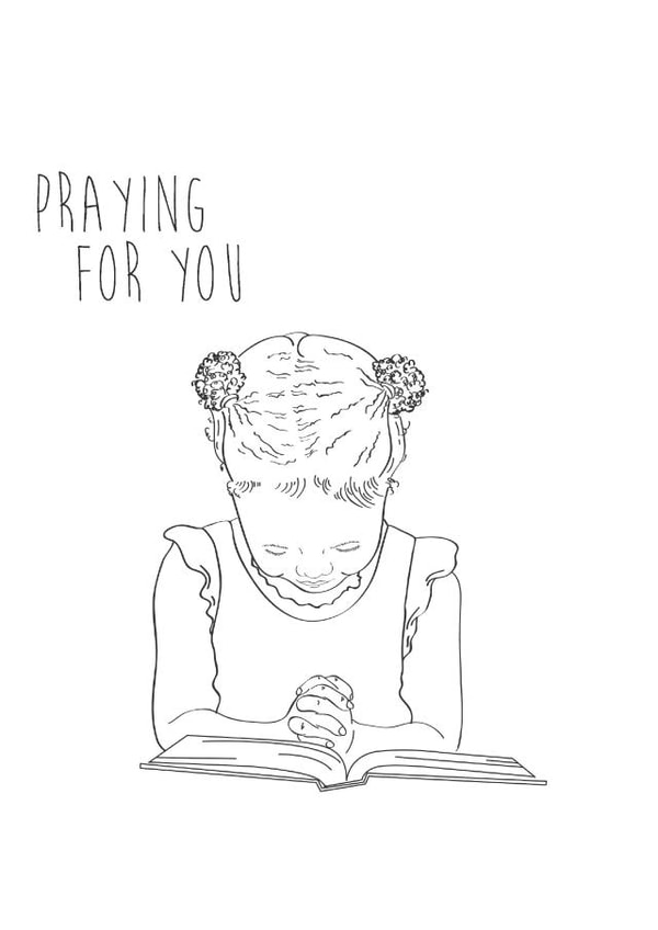 praying for Thinking of you Card 18457 created by Mikael Lovell