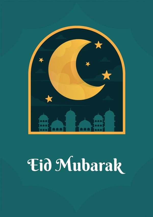 eid eid mubarak Card 8431 created by Rabal