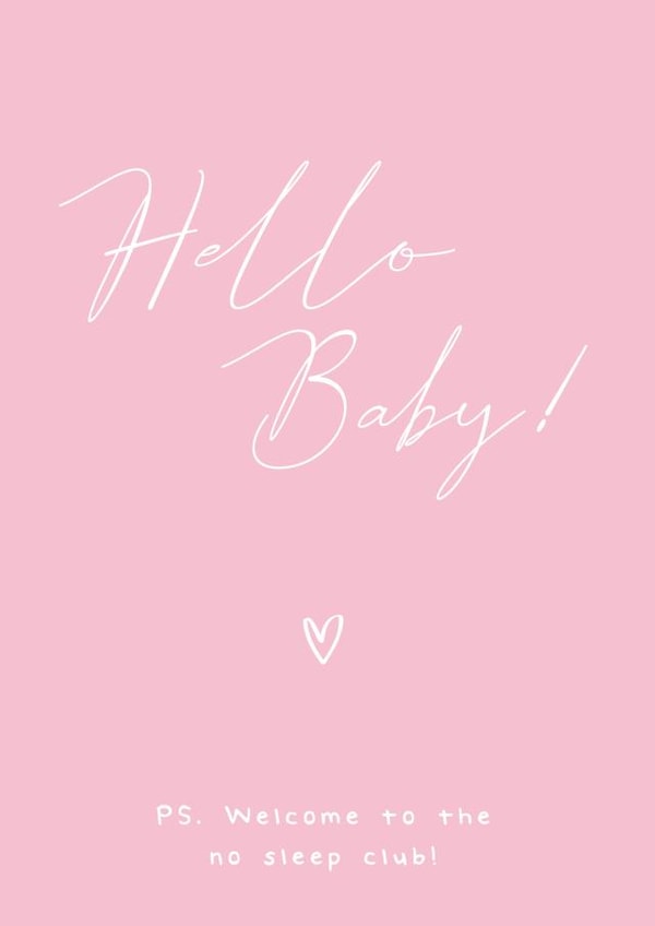 hello baby New Baby Card 19771 created by HM Designs