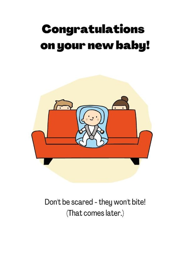 baby congratulations New Baby Card 18371 created by Kim&Tonic