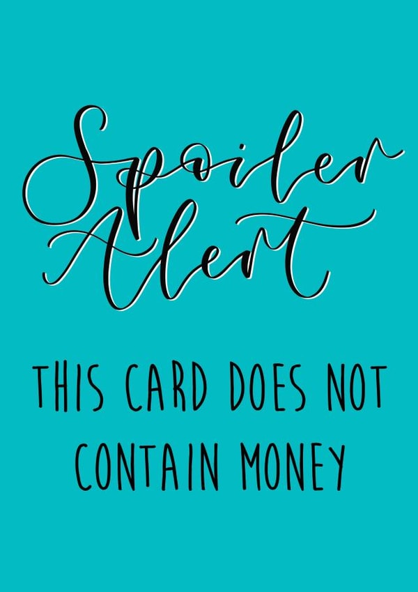 Money funny Birthday Card 15321 created by The Amyverse