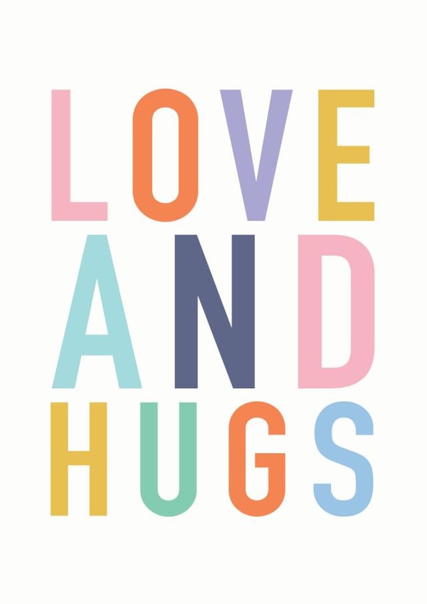 love love and hugs Love & Friendship Card 10649 created by Studio 9