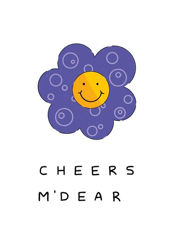 Cheers Thank you Thank You Card 17265 created by Lili Thomas