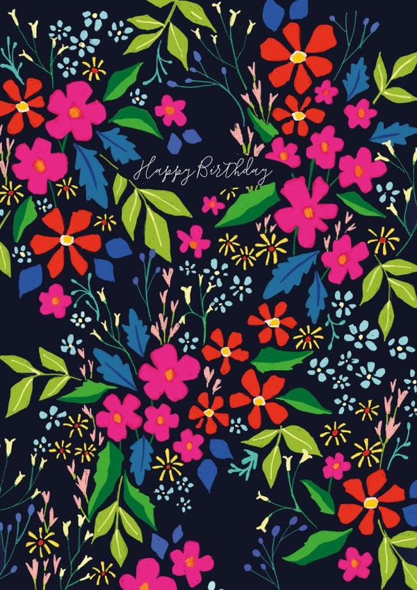 adult illustration Birthday Card 19963 created by Peony Rose Design