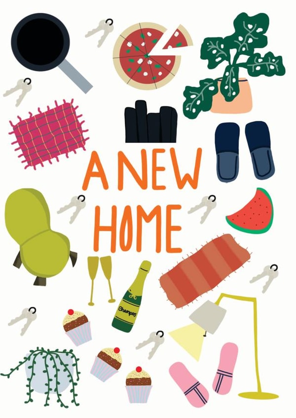 new home arty New Home Card 17595 created by Isabel Canvas