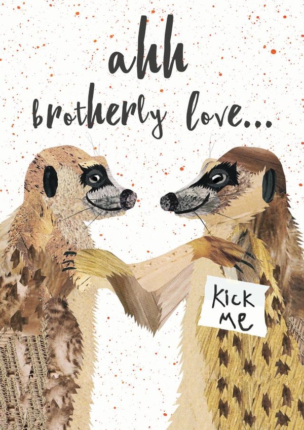 ah brotherly Birthday Card 19796 created by Flying Teaspoons