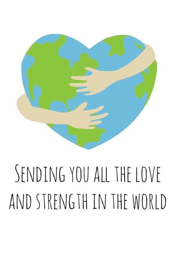 Love and strength card created by @Laura Lonsdale Designs