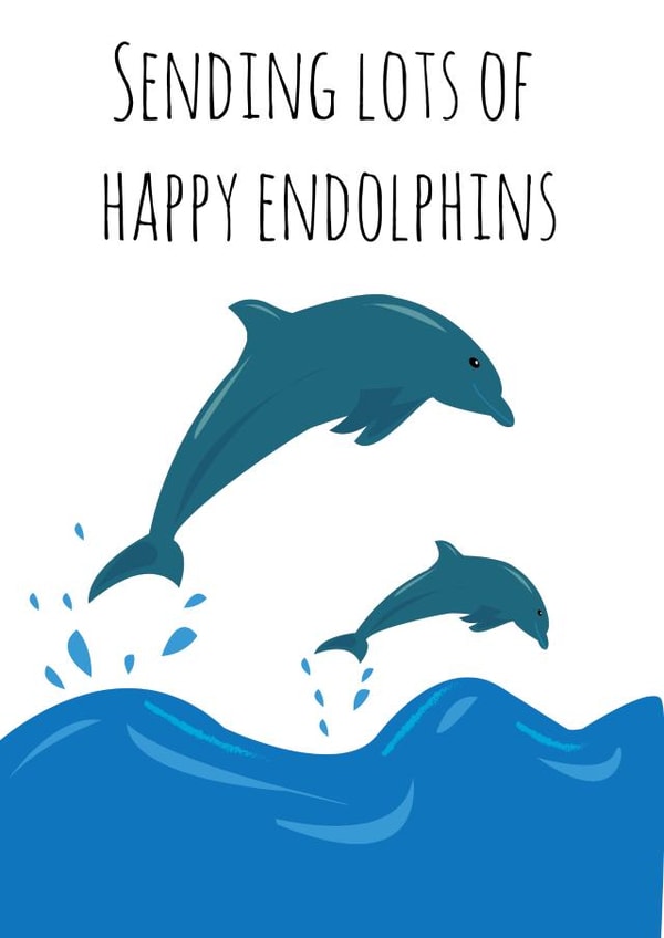 Happy Endolphins Thinking Of You Card created by @Laura Lonsdale Designs