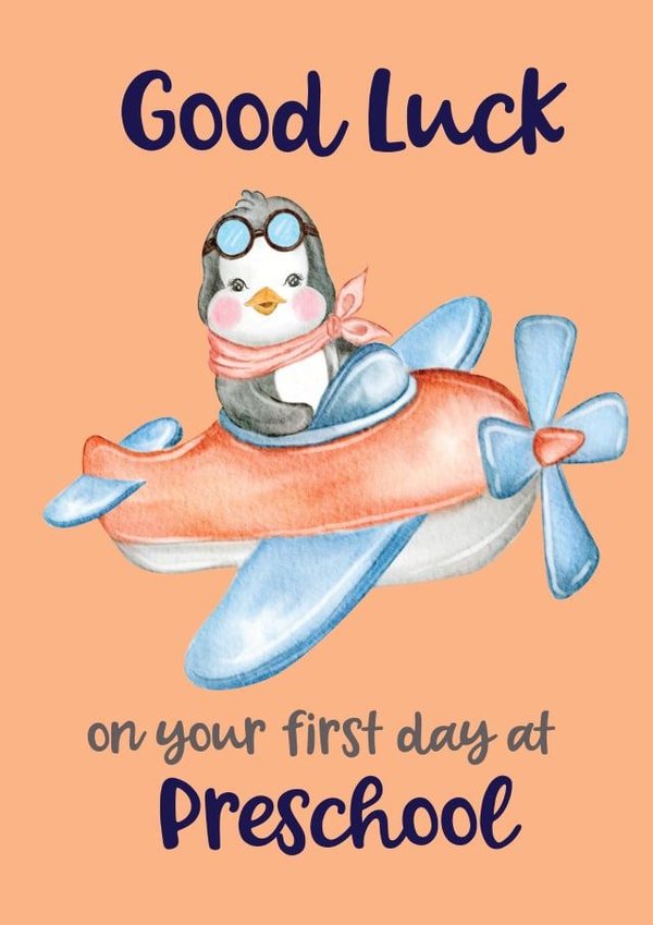 goodluck first day Good Luck Card 11323 created by Family Designs
