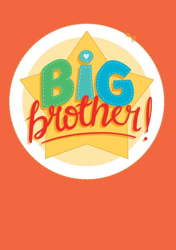 new baby brother New Baby Card 17968 created by Bev O'Connor || @oconnordesign
