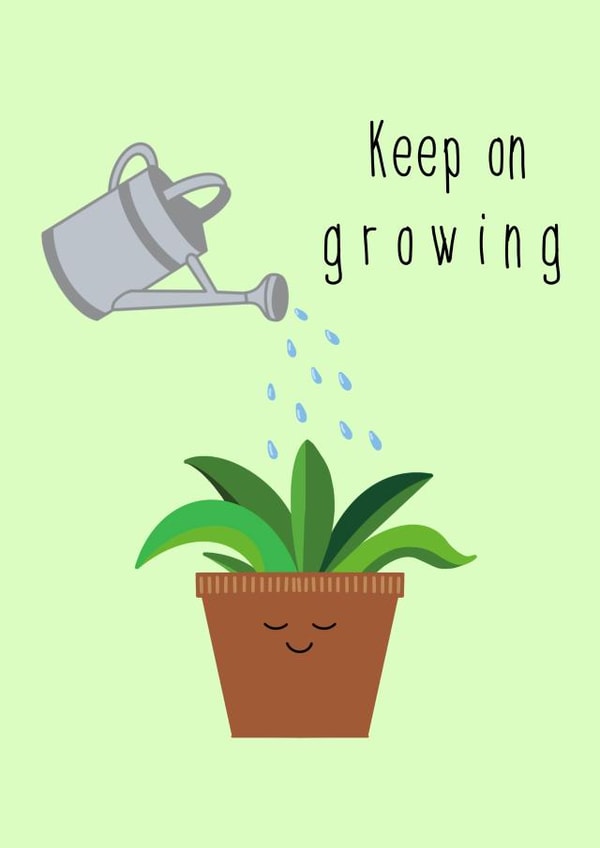 growing positivity Card 44810 created by Outside the Box by Adam