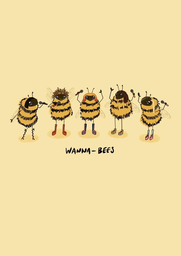 Spice girls bee Just because Card 18041 created by Ellie Ward