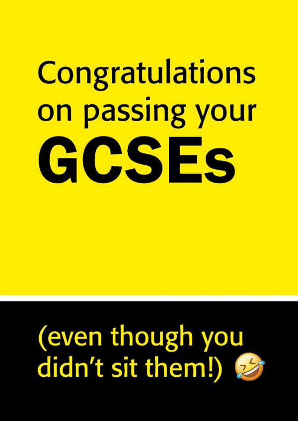 gcse results Exams Card 6843 created by Sam Williamson