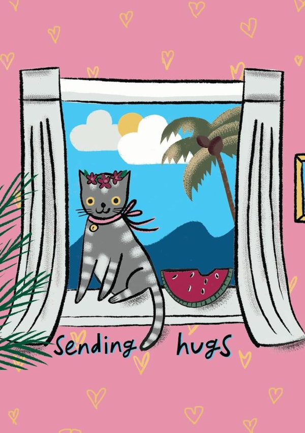 spreadasmile cat Love & Friendship Card 19941 created by Talitha x Aimee Stevens