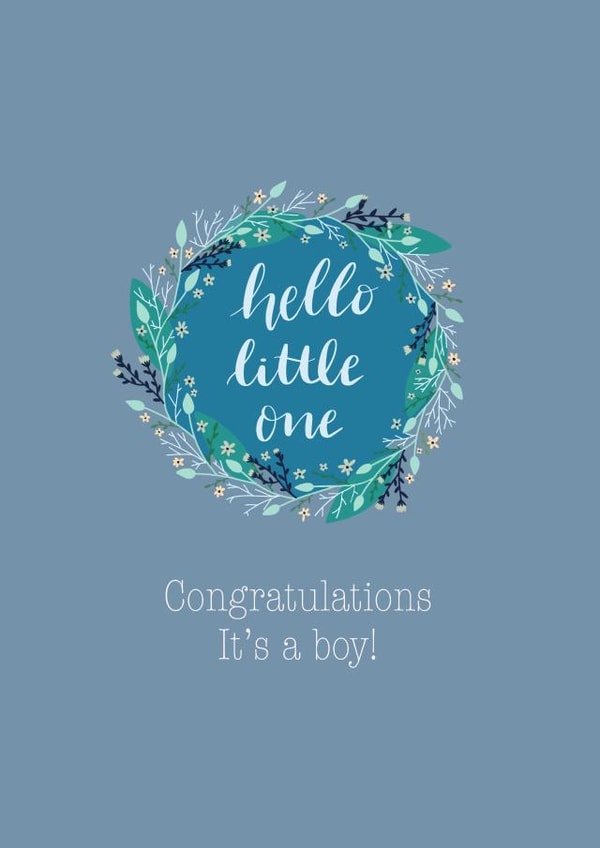 hello adult New Baby Card 13377 created by Beth Williams