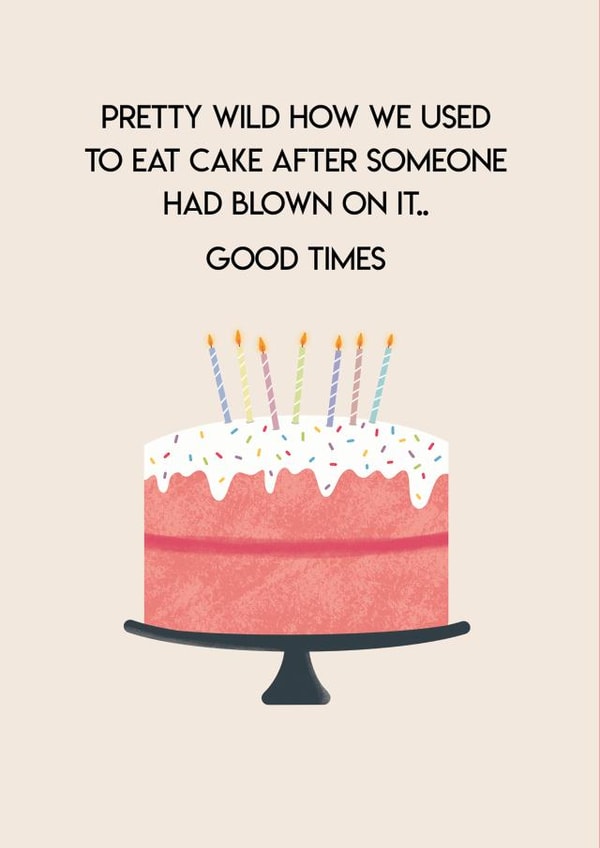 Blow on cake birthday card created by Paper Jungle