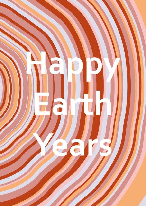 hippy nature Birthday Card 18746 created by Moving Mountains Designs