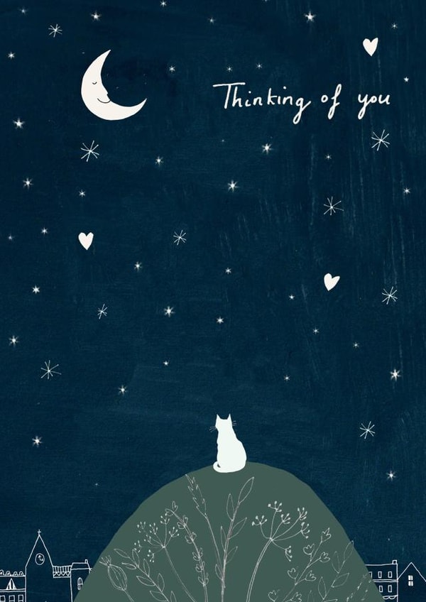 adult animal Thinking of you Card 2249 created by Just like Sophie