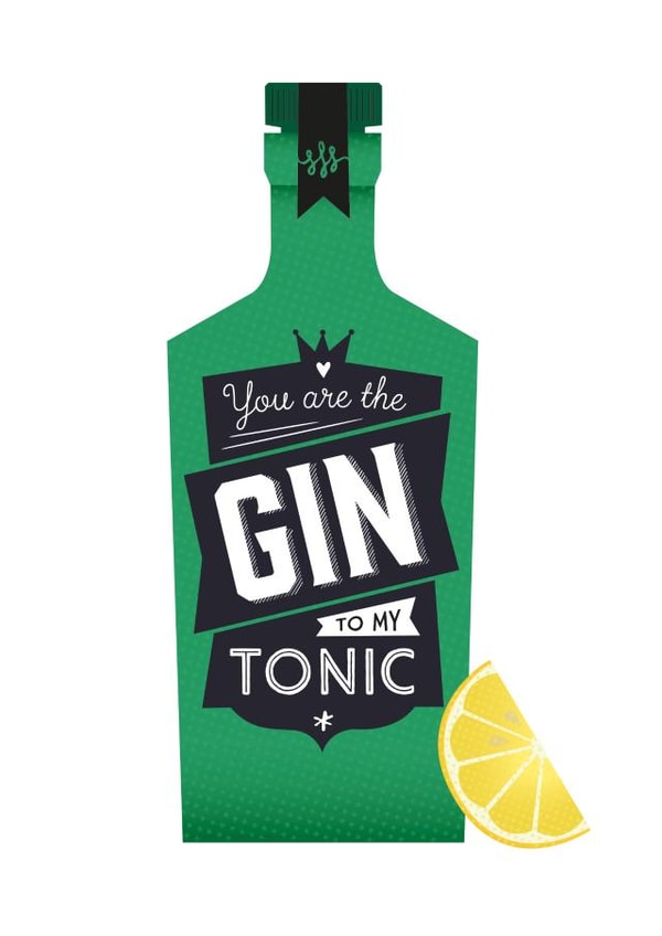 gin tonic Anniversary Card 44826 created by Laura Danby