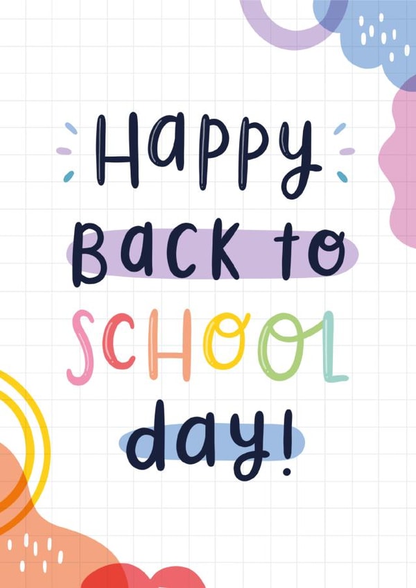 Happy back to school day card created by Joanne Hawker