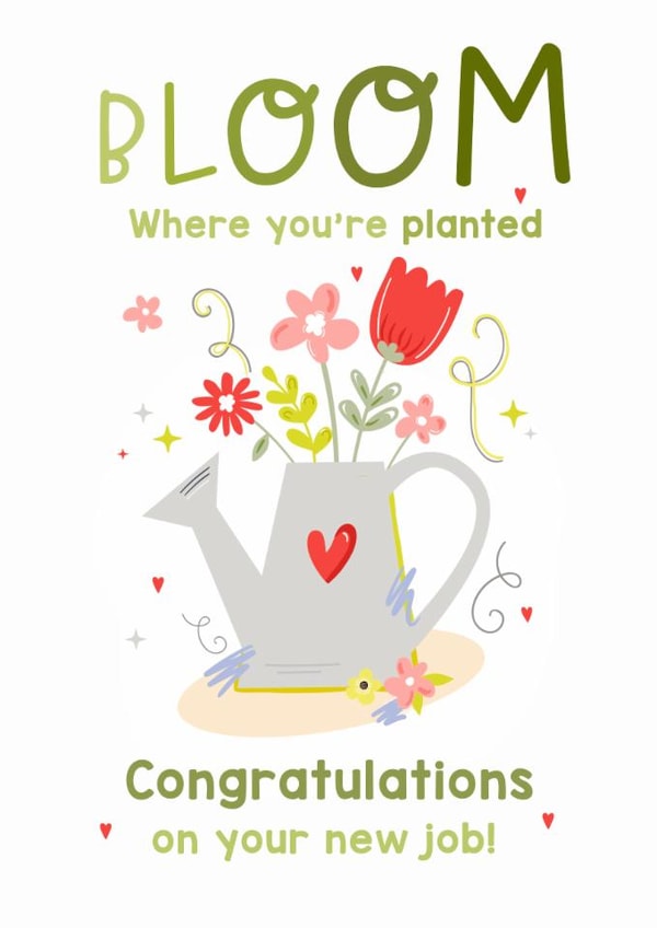 Bloom where you’re planted  created by Lucy Rose Party