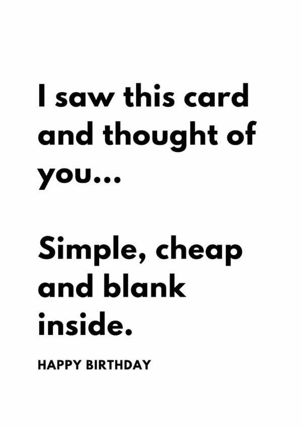 saw thought Birthday Card 19086 created by Samuel Breeze