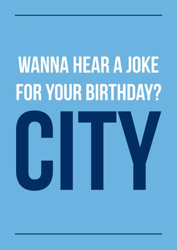 man city city Birthday Card 11699 created by Rishi
