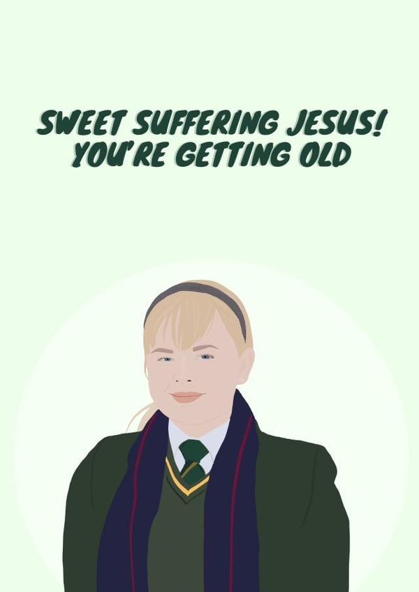 jesus clare devlin Birthday Card 17484 created by TEA Designs