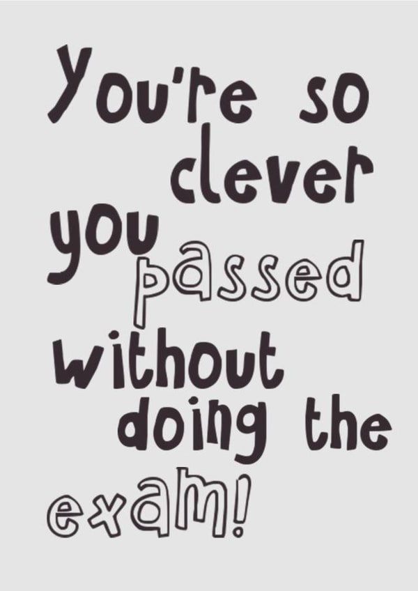 GCSE results Exams Card 43908 created by Leah Laughs