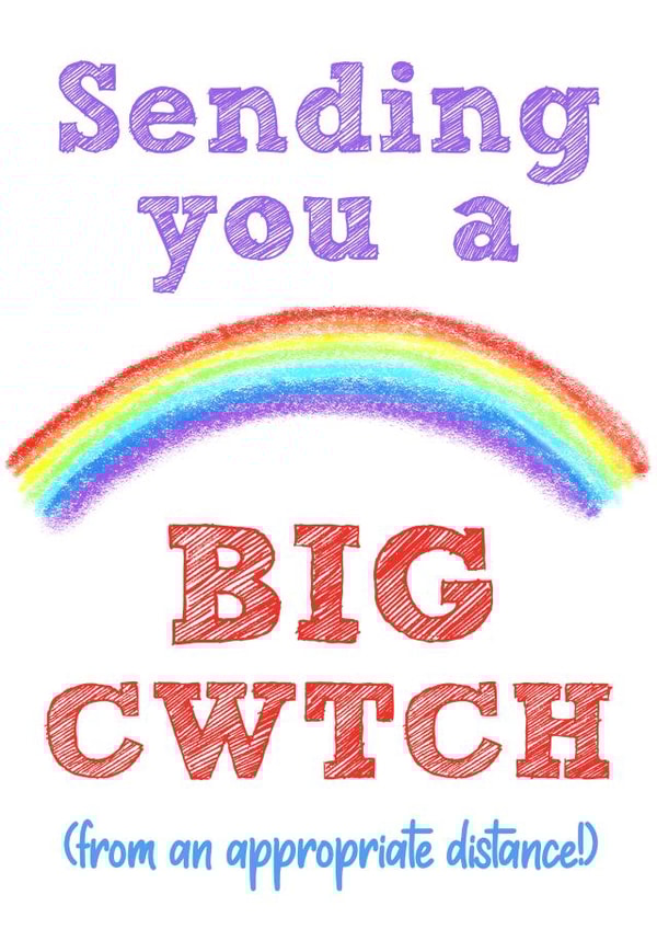 rainbow welsh Just because Card 44919 created by Welsh Banter