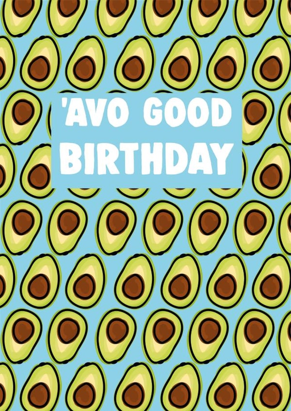 avo good Birthday Card 16906 created by YA DSGN