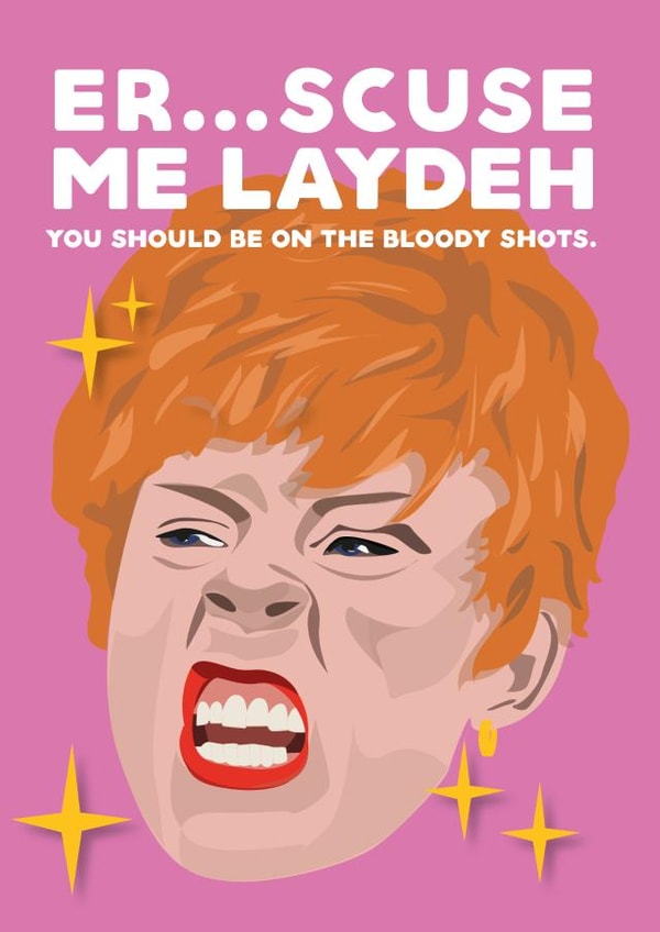 Charity Shop Sue excuse Birthday Card 43452 created by BaseyMakes