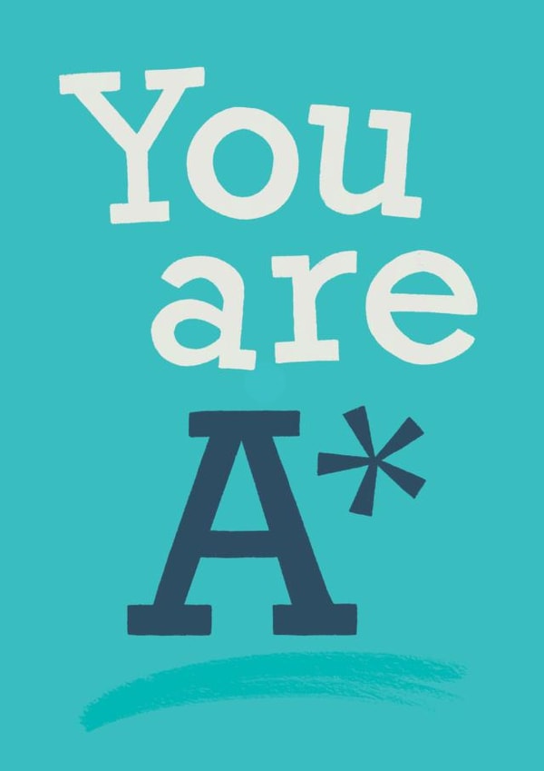 typography funny Exams Card 11000 created by Lisa Greener