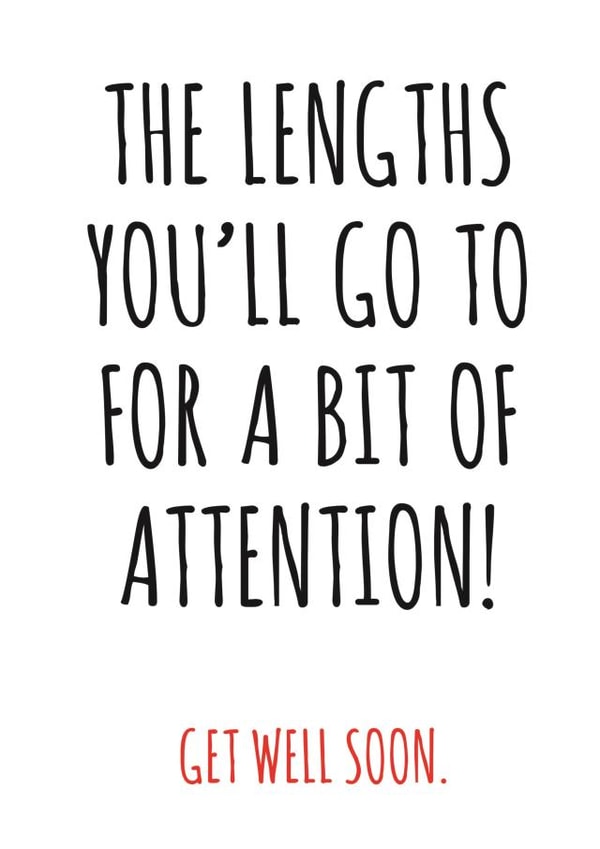 get well soon lengths Get Well Card 12254 created by Banter King