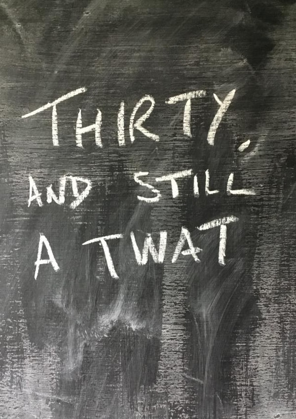 30 30th Birthday Card 15122 created by Hot Balloon Art