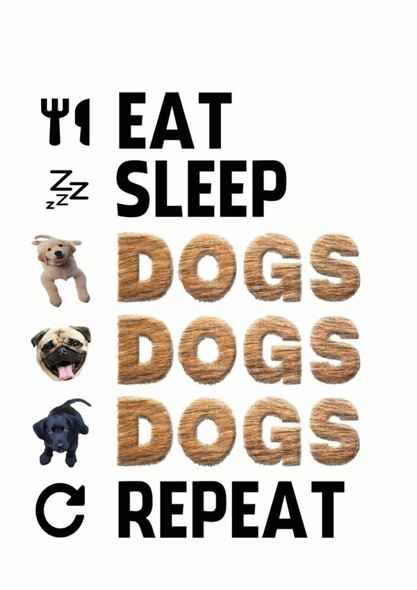 eat sleep Birthday Card 13082 created by ShortRound888