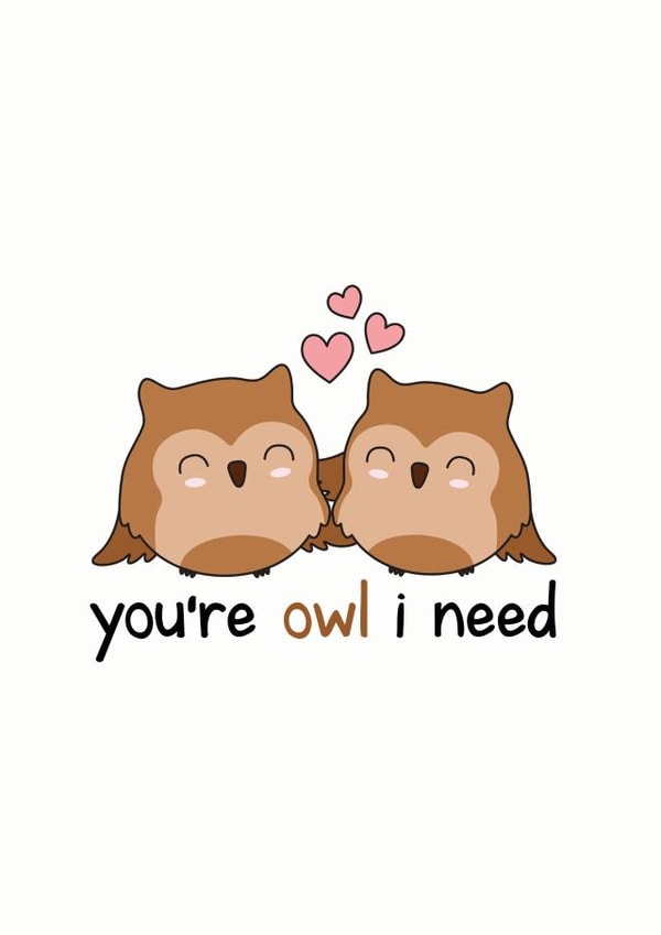 owl all Anniversary Card 20078 created by Frendly Uk